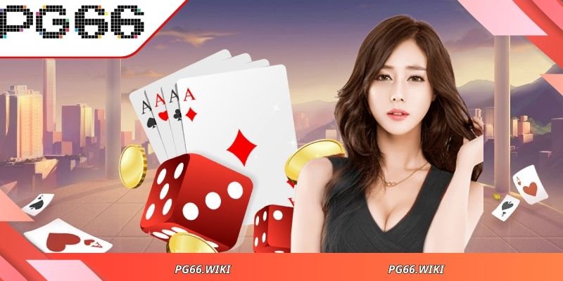Giao diện chính nổi bật của game bài PG66 với thiết kế hiện đại