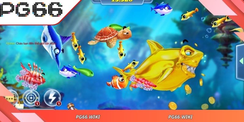 Giao diện trò chơi bắn cá rồng rực rỡ sắc màu