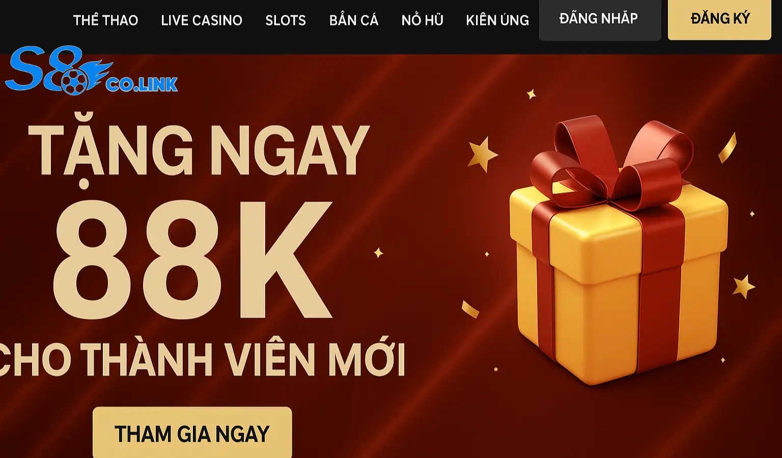 S8 - Trang Chủ Chính Thức S8.com Cập Nhật 11/2025 | Tặng 88K